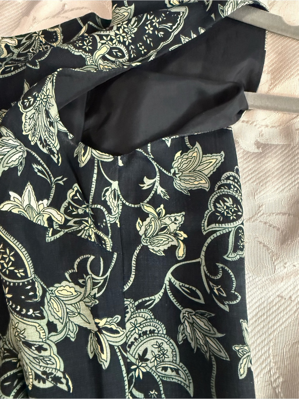 Tommy Bahama 100% Silk Paisley Border Print Shift Dress Size 10 Resort Cruise - Picture 8 of 8